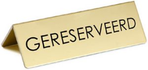 reserveren