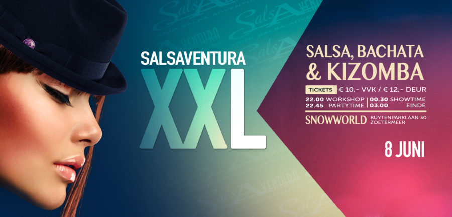 Ticket: Salsaventura XXL – Zaterdag 8 Juni 2019 Ticket: Salsaventura XXL – Zaterdag 8 Juni 2019