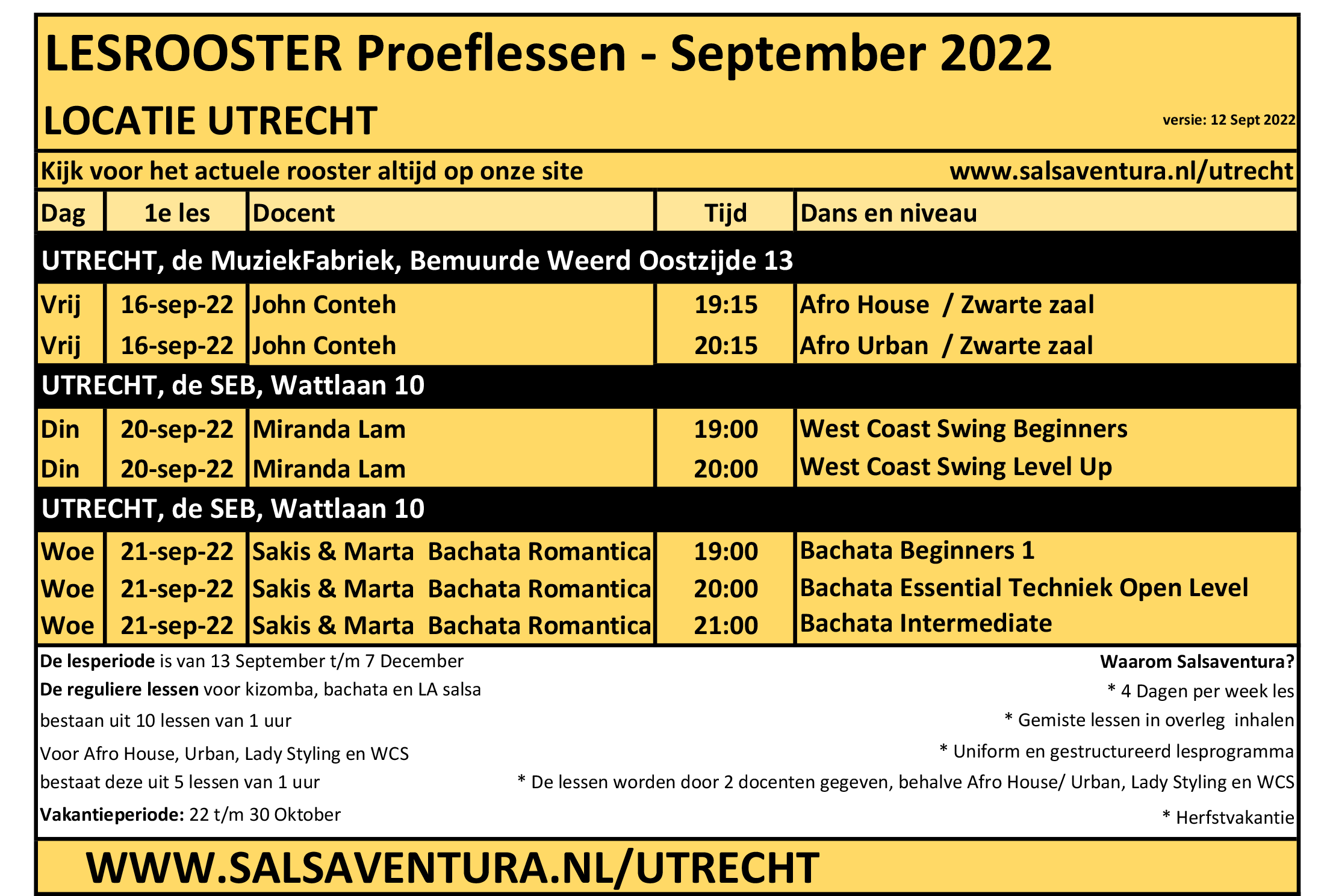 Proeflesrooster V2-12-9-2022