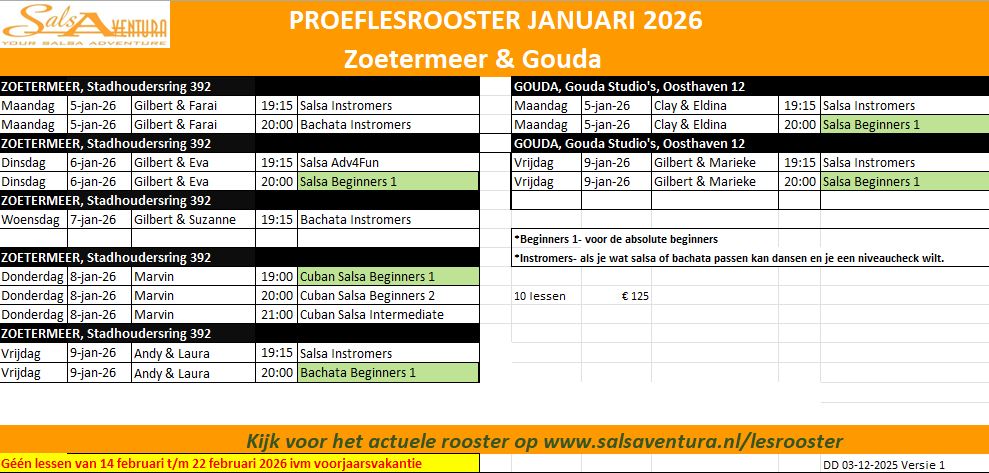 Salsa Bachata Zoetermeer Gouda